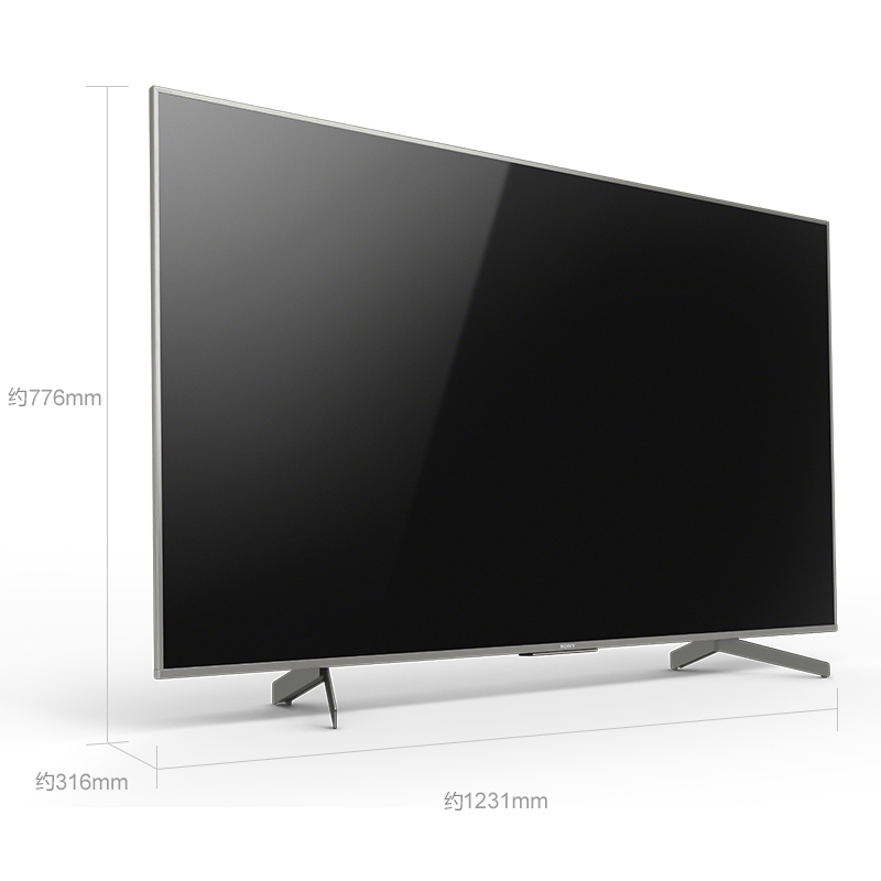 索尼电视 KD-55X8500G 55英寸 4K超高清安卓8.0智能网络液晶平板电视机 WiFi 网络