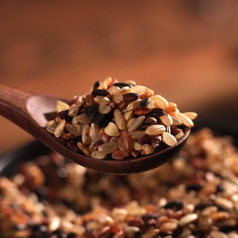 一米距离十色米5斤2.5kg真空袋装农家自产混合米高清大图