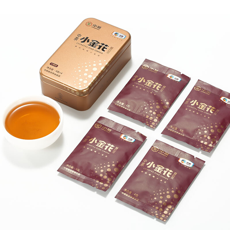 中粮集团 中茶牌 茶叶 安华黑茶 安华小金花 100g