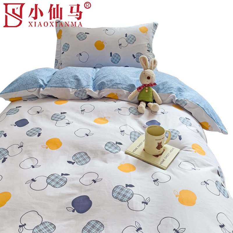 小仙马 全棉三件套 SX-4JT1671 套高清大图