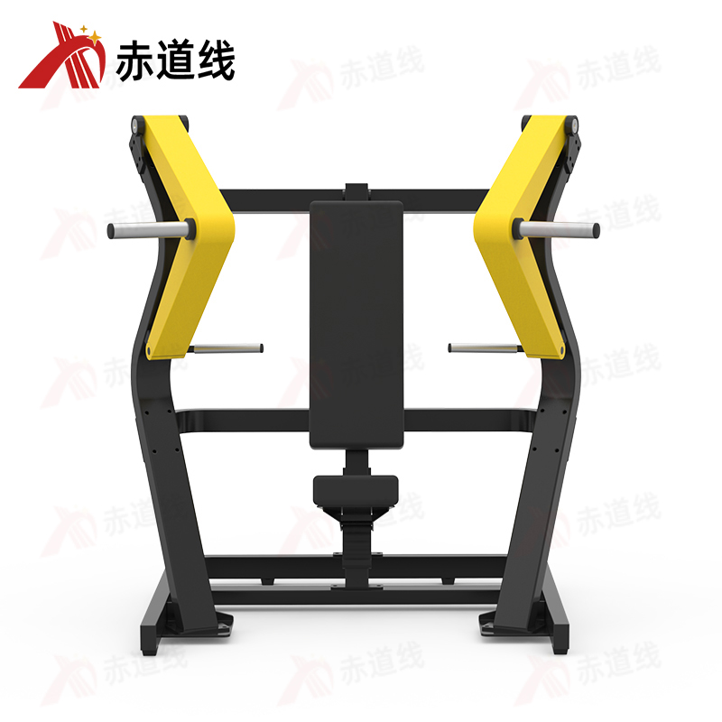 赤道线 坐式推胸训练器胸部训练器综合训练器材平推训练器 不含哑铃片CDX-A523S-BFT1001高清大图