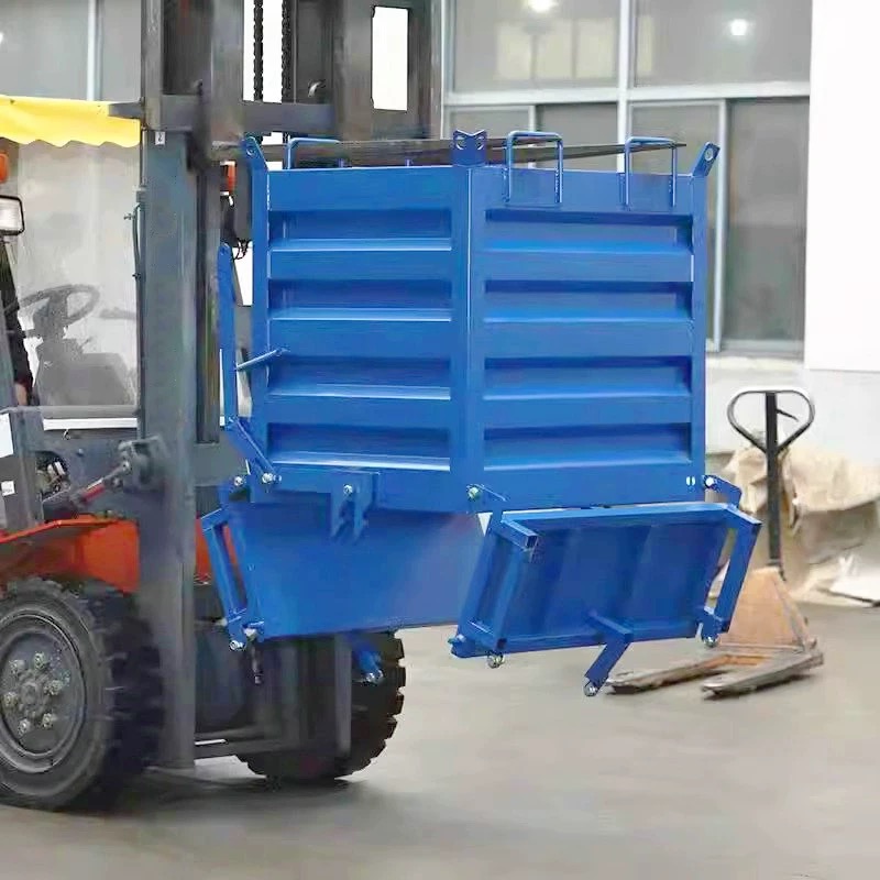 诚智旺 重型自卸式废料箱 1000*800*1150mm/个高清大图