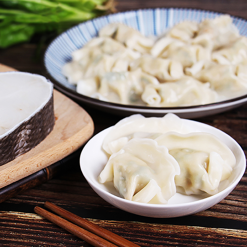 湾仔码头尊鲜鱼青花椒味鳕鱼水饺400g