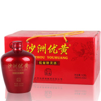 整箱 沙洲优黄-五星小红坛低聚糖黄酒 500ml*6瓶