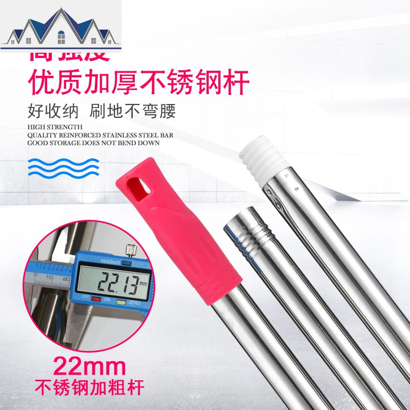 单个家用扫把 硬丝去污不锈钢瓷砖地板扫水清洁塑料扫帚 三维工匠