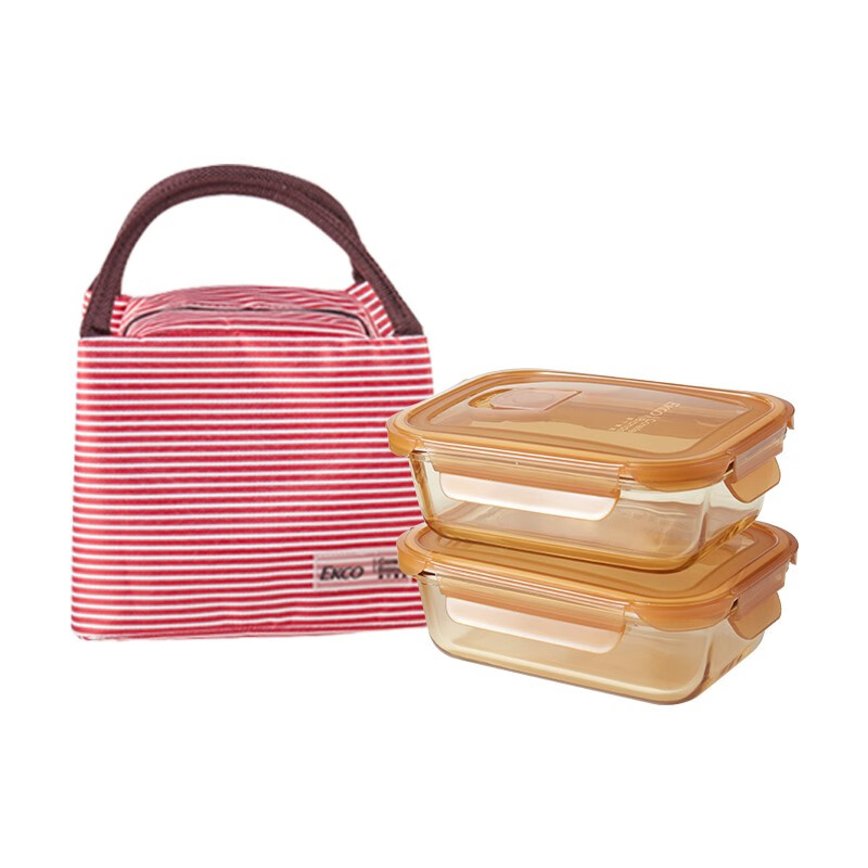 玻璃饭盒玻璃保鲜盒便携饭盒高清大图