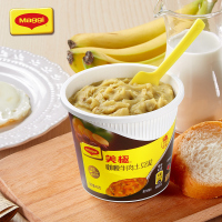雀巢Maggi美极 土豆泥懒人食品方便速食代餐咖喱牛肉口味12盒*45g
