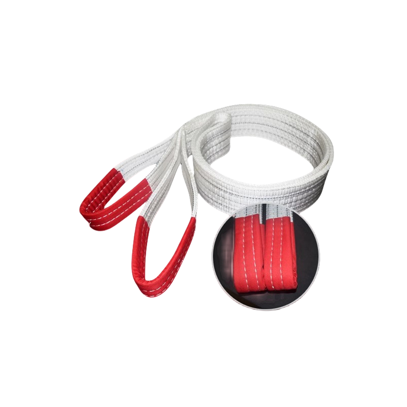 迅迈 吊装带2吨5米 国标起重吊带吊车行车扁平叉车双扣索具拖车绳高清大图