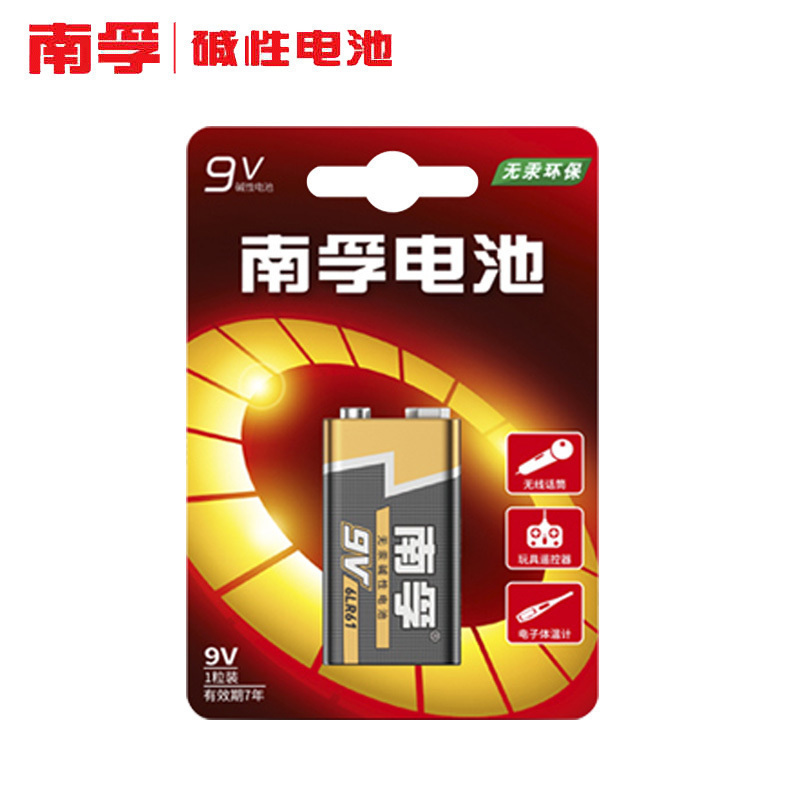 南孚(NANFU)9V 碱性 干电池6LR61 （节）(RY)