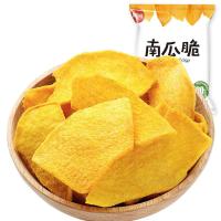 百草味 南瓜脆60gx3袋 休闲零食特产小吃 即食脱水果蔬菜南瓜干 原味