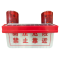 鸿灵睿芯 RX-JSD09 5.2V 4W IP65 75次/min LED太阳能警示灯(计价单位:盏)红白色