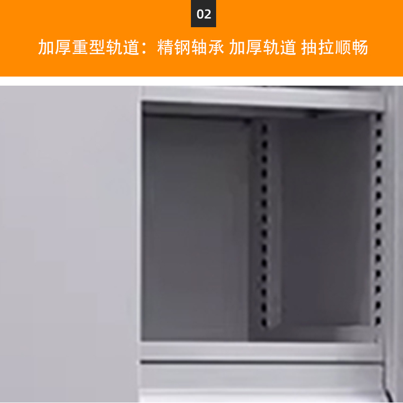 乙壬重型工具柜加厚物件工具储物柜工厂铁皮柜汽修厂零件收纳柜白色四层一抽