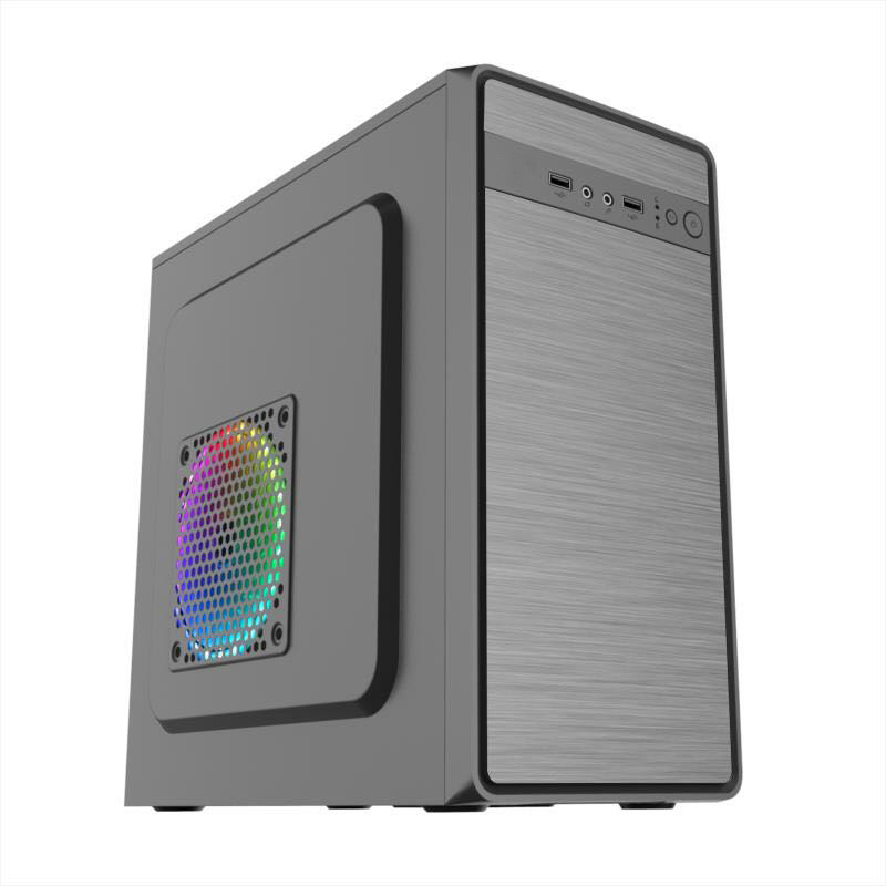 小骆驼n8黑|钢铁侠m1迷你电脑机箱台式机 matx防尘商务办公静音小机箱