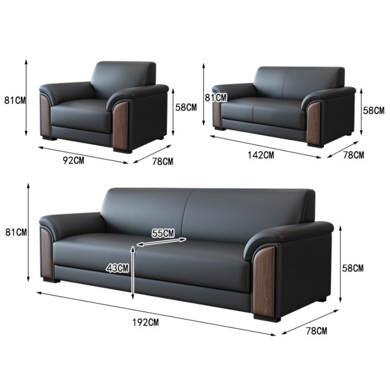 亿洛莱 沙发1+2+3 192*78*81cm 套高清大图
