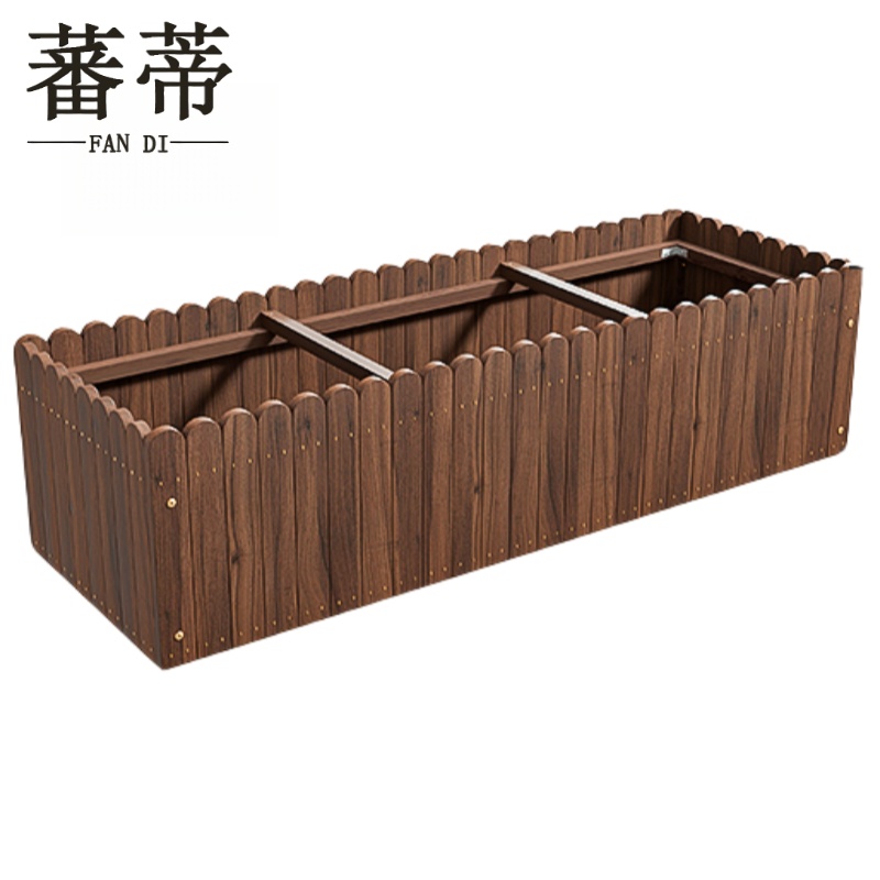 蕃蒂 实木花箱150CM个