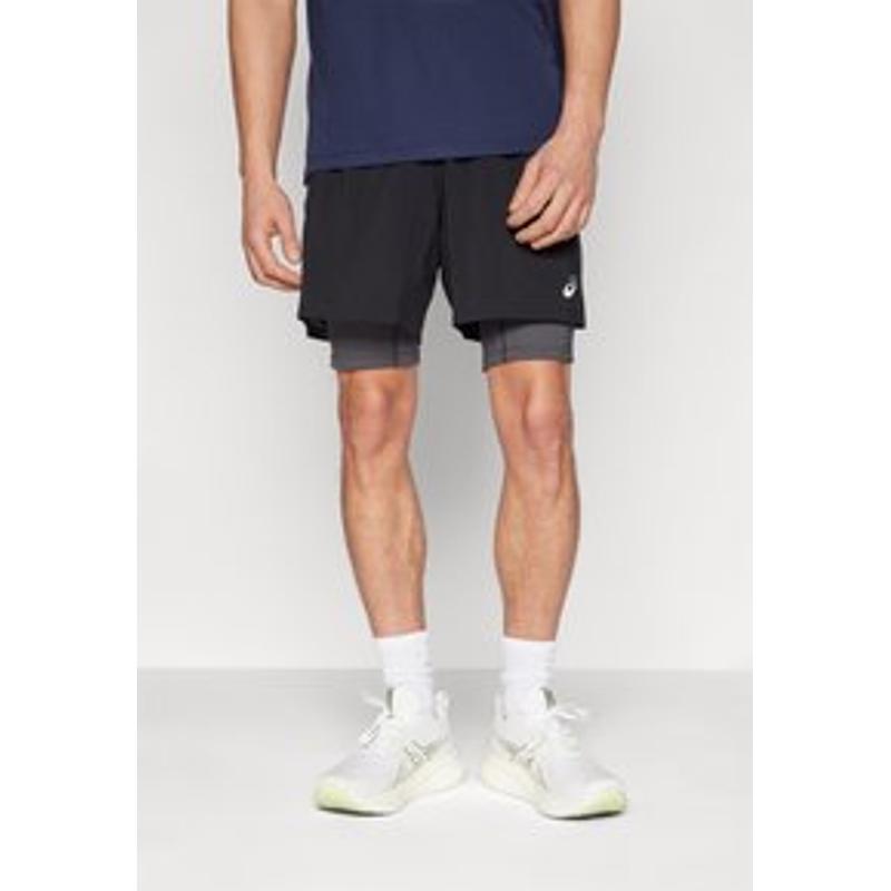 Asics男士跑步短裤透气弹性设计反光元素口袋高清大图