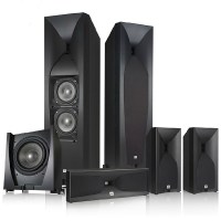 (预售15天)JBL STUDIO590BK 音响 音箱 5.1 家庭影院 电视音响 落地影院 组合音响 客厅影院 黑色