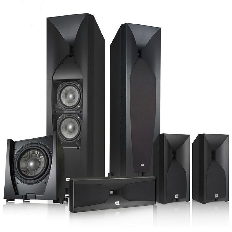 (预售15天)JBL STUDIO590BK 音响 音箱 5.1 家庭影院 电视音响 落地影院 组合音响 客厅影院 黑色