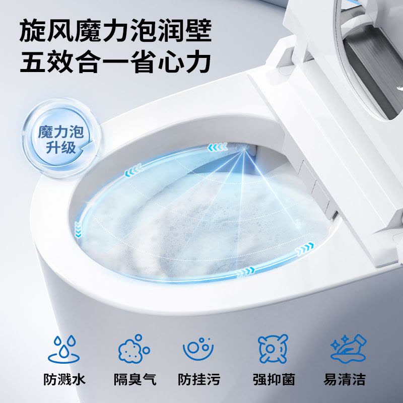九牧(JOMOO)智能马桶一体机全自动坐便器 自清洁UVC水路除菌ZS700P [2025全能高配]图片