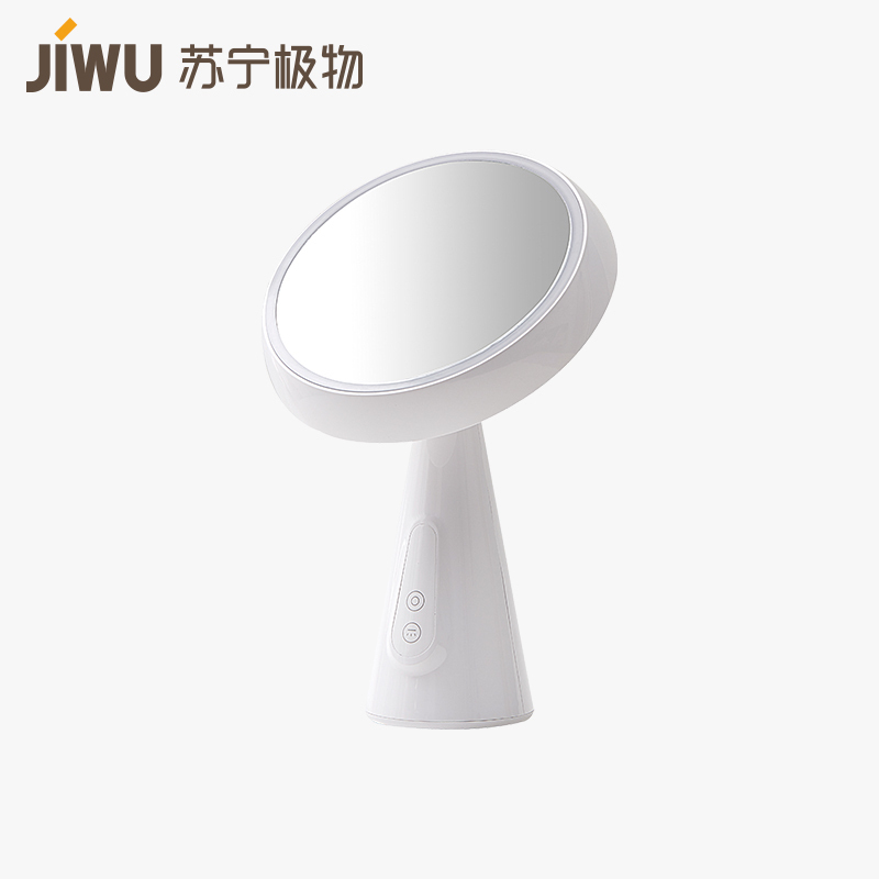 苏宁极物 蘑菇头LED创意台灯化妆镜网红少女梳妆镜带灯智能桌面网红美妆镜子
