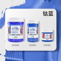 丙烯颜料防水套装diy画画美术用品涂鸦白色颜料手绘鞋子100ml工具|钴蓝 100ml