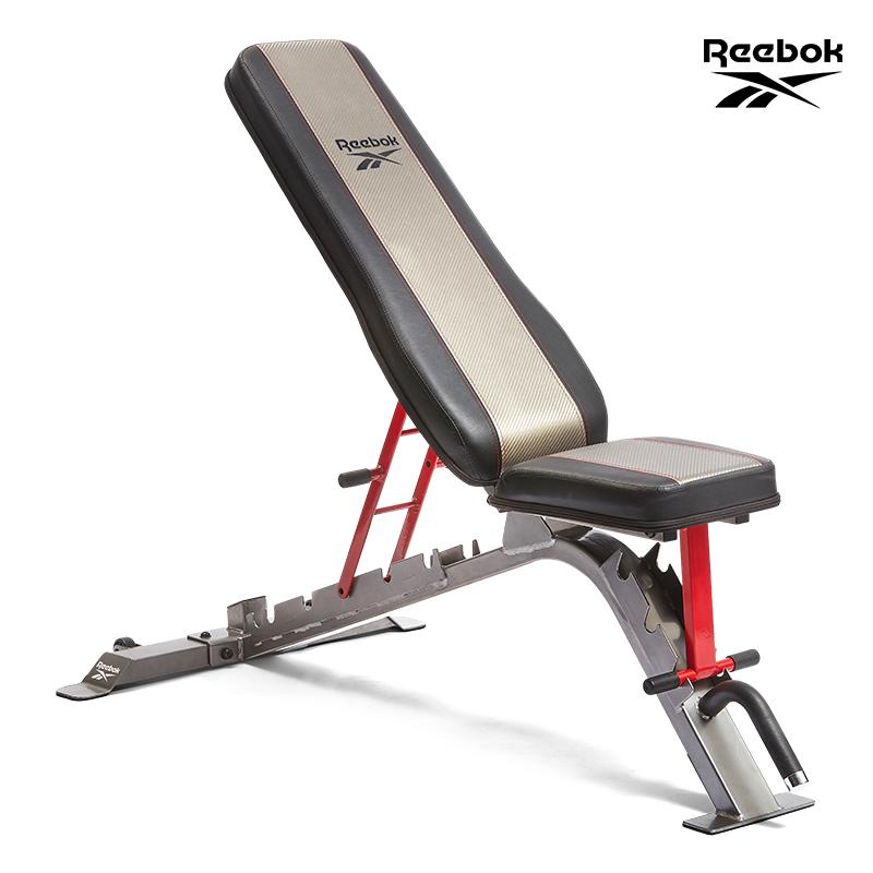 [锐步年度新款]REEBOK锐步仰卧起坐健身器材仰卧板通用健身房腹肌健身器材 哑铃凳RBBE-10222