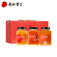 北京同仁堂蜂蜜礼盒福 椴树蜂蜜枸杞蜂蜜党参蜂蜜800g瓶装无添加