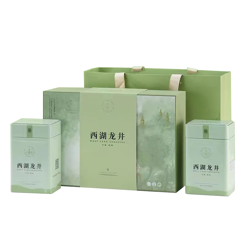 梅御&老侯爷 2024新茶 高端甄选·明前特级西湖龙井茶套装 赠