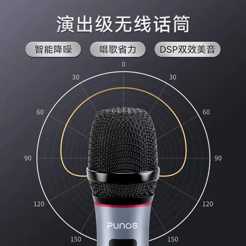 Punos(博浪沙)PS36+V6E充电盒套装钢琴师3D家庭影院KTV音响套装三分频双重低音客厅卡拉OK一体机高清大图