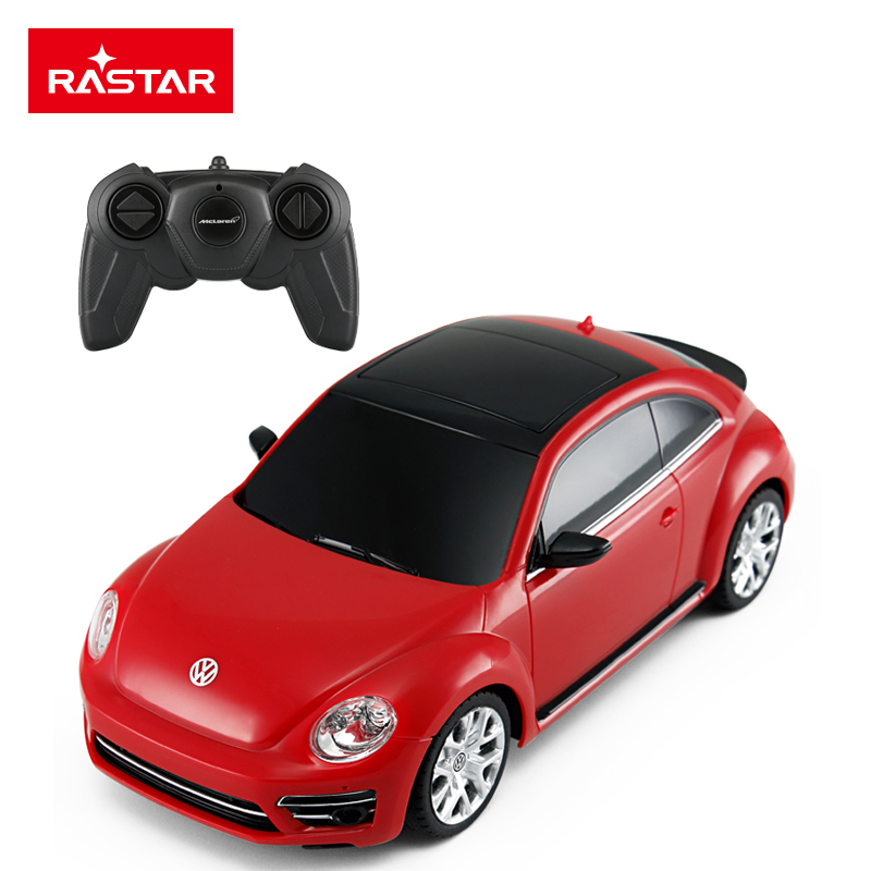 星辉(Rastar)1:24大众甲壳虫遥控车 儿童仿真遥控车玩具模型76200红色