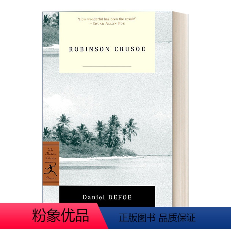 鲁滨逊漂流记 兰登书屋现代图书馆经典系列 [正版]鲁滨逊漂流记 英文原版 Robinson Crusoe 笛福 世界经典