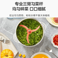 美的(Midea)绞肉机家用多功能料理机不锈钢绞馅机婴儿辅食机大容量切菜搅拌机MJ-JD55B