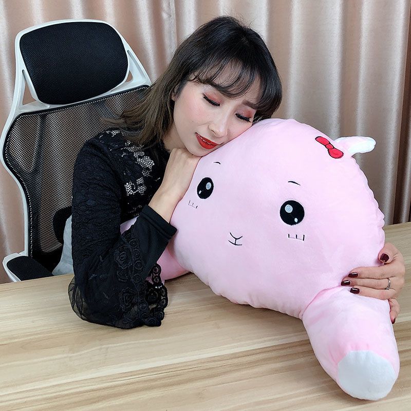 可爱靠垫办公室抱枕卡通腰枕腰垫椅子护腰靠枕靠背床头靠垫加大号