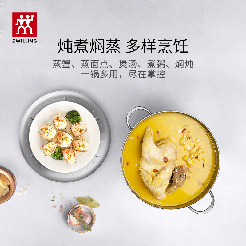 双立人汤锅28cm耐用TwinNovaPlus系列1033823高清大图