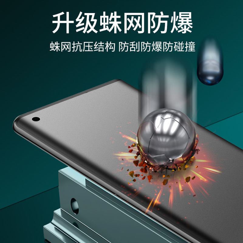 reno4pro钢化膜reno3pro水凝膜磨砂全包边量子膜前后手机贴膜