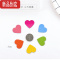 真智力60片装 黑板磁贴 班级表扬评比栏墙贴 幼儿园教室小学小组竞赛彩色心形磁铁爱心磁性贴教具奖励学生 自选三色磁性玩具