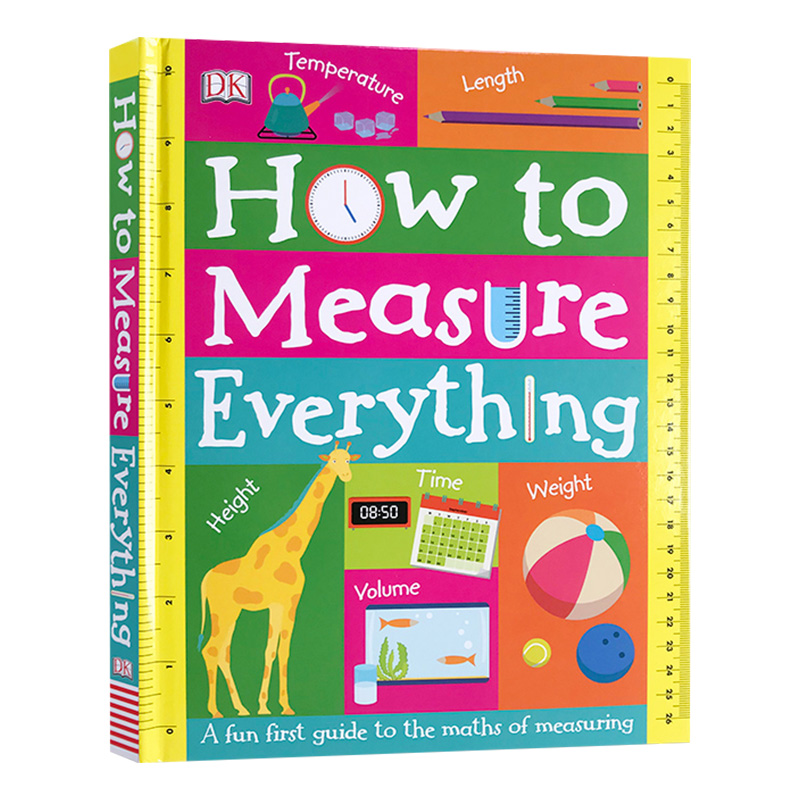 [醉染正版]如何巧量度 趣味数学量度立体绘本 How to Measure Everything 英文原版DK儿童英语启高清大图