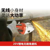 大有（Devon） 20V无刷锂电角磨机2903多功能抛磨光切割打磨无刷角磨机切割机 125mm-4.0Ah双电标充