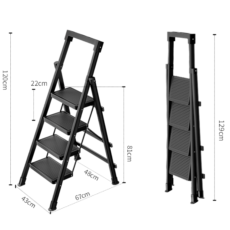 鑫木樽人字梯43*67*120cm个高清大图