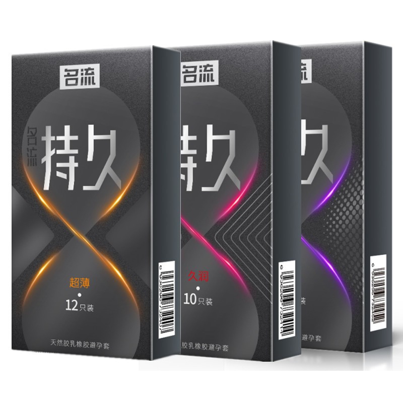 名流(Personage)持久颗粒避孕套10只装超薄款安全套光面润滑夫妻性生活房事女用计生器械男性系列成人情趣用品高清大图