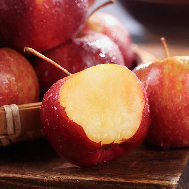 [西沛生鲜]东北龙丰果 净重5斤 单果30-40g 大秋果新鲜水果当季海棠果沙果酸甜特产小苹果整箱高清大图