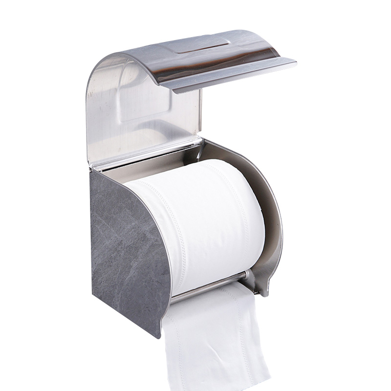 LONMATE 不锈钢纸巾盒SL-098(打孔) 一个高清大图