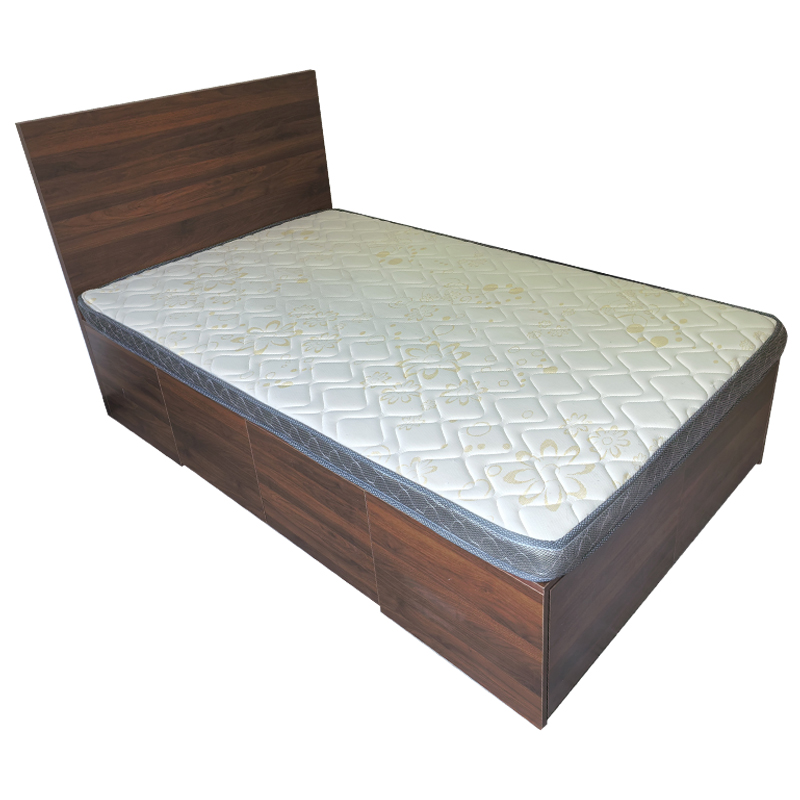 亿铁(YI TIE)实木高箱床/床垫套装高清大图