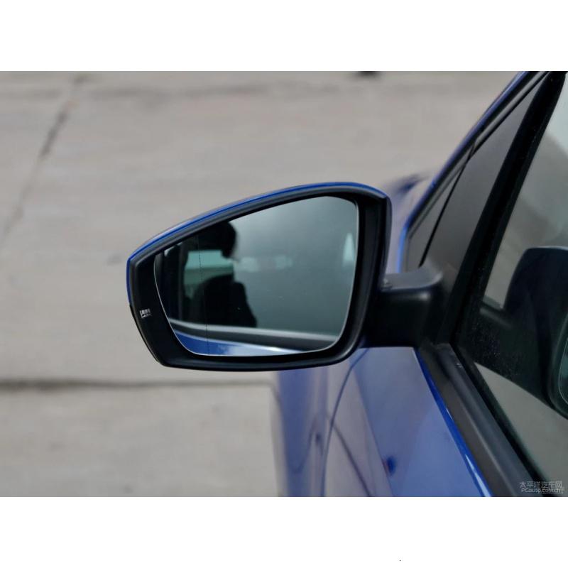 适用大众波罗polo劲取劲情大视野白镜蓝镜防眩目后视镜反光镜倒车镜片