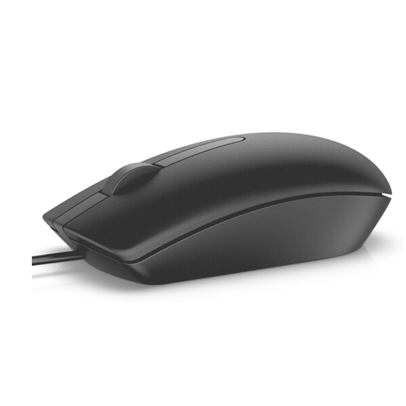 戴尔（DELL）MS116 USB有线鼠标 办公鼠标 黑色