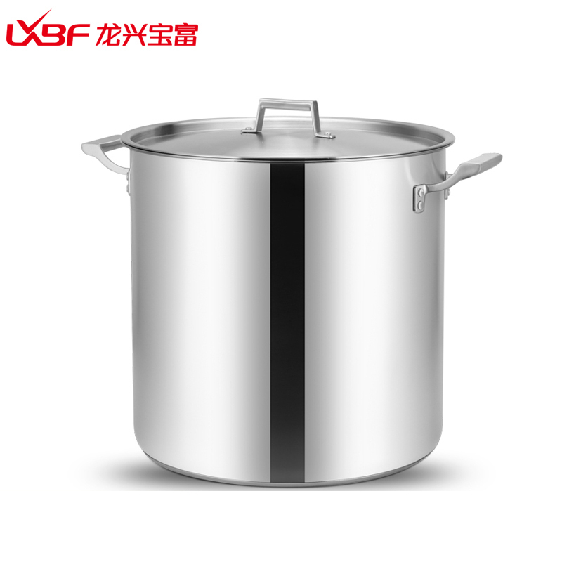 龙兴宝富(LXBF)商用整体拉伸高汤锅 LX-SG32 24L大容量 304不锈钢材质 炖整鸡整猪蹄没压力