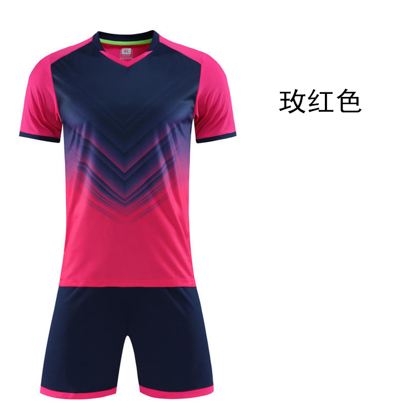 统狮 足球服 E79 套 玫红色 XL