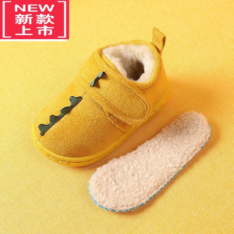 可莉允儿童棉鞋男冬季婴幼儿加绒女宝宝雪地靴1-3岁2保暖二棉鞋防滑靴子图片