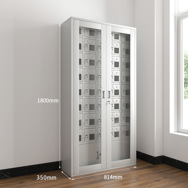臻远手机柜存放柜可定制保管收纳柜 四十门手机存放柜