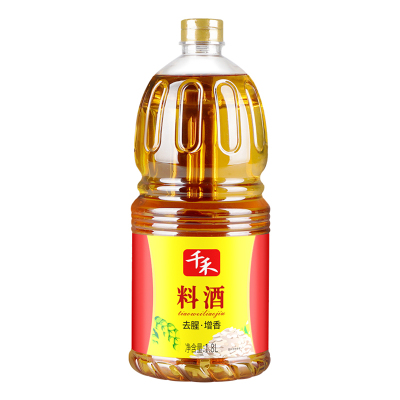 千禾料酒1.8L去腥提味解腻增鲜炒菜调味-2瓶装